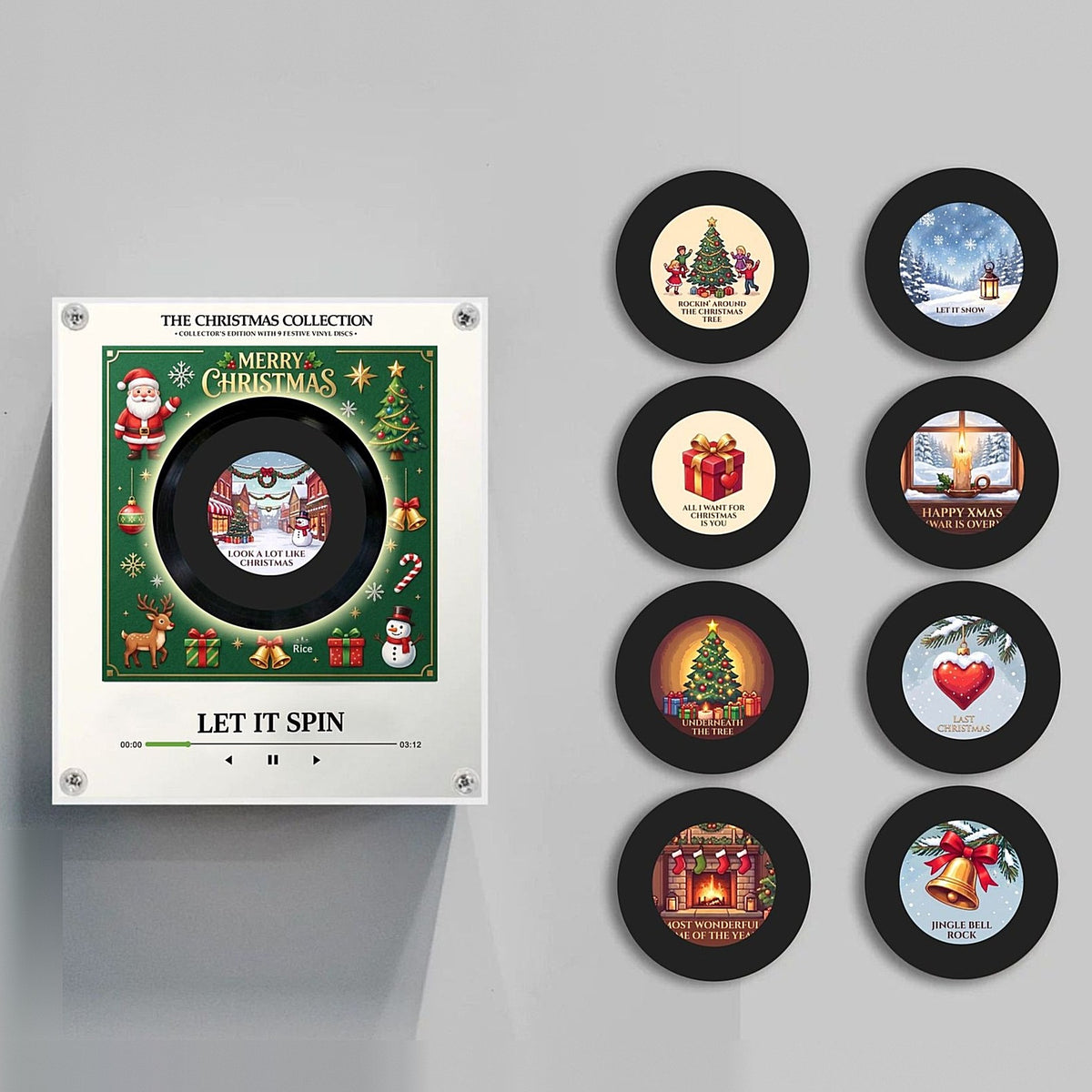 Le Village : le lecteur et ses 9 disques